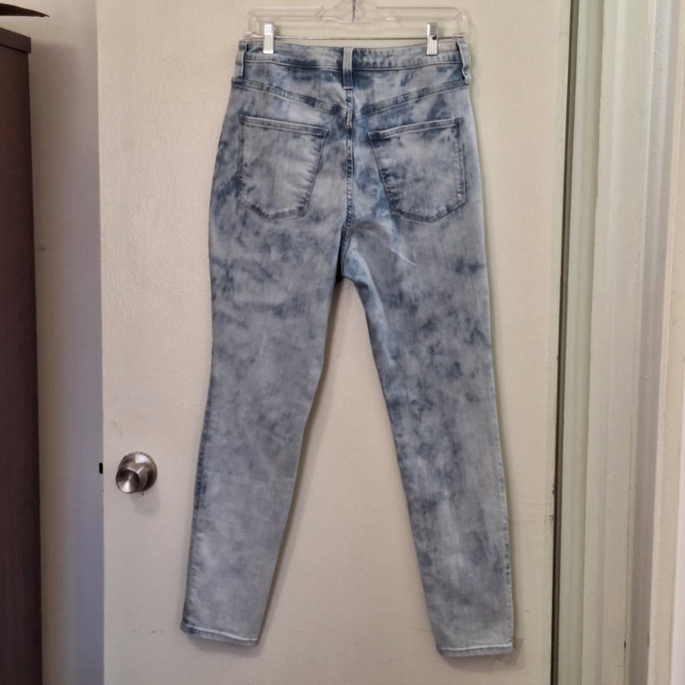 Universal Thread Acid Wash High Rise Skinny Jeans Size 10/30R Blue - Picture 5 of 6
